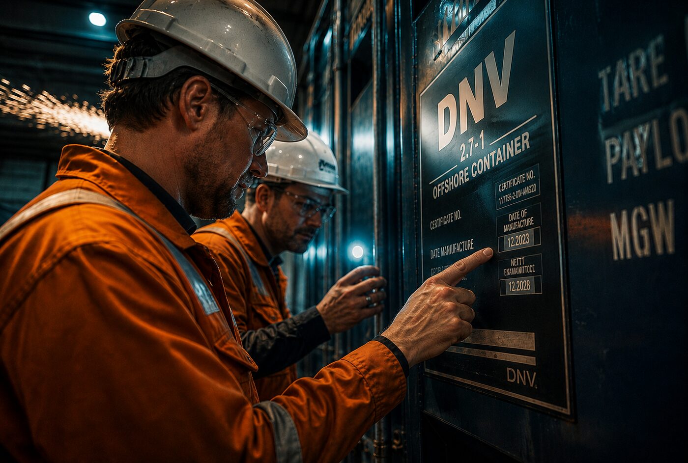 EMCO QHSE certified offshore equipment in the yard